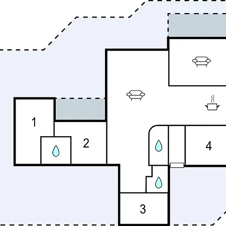 Dom wakacyjny 4 Bedroom Beautiful In